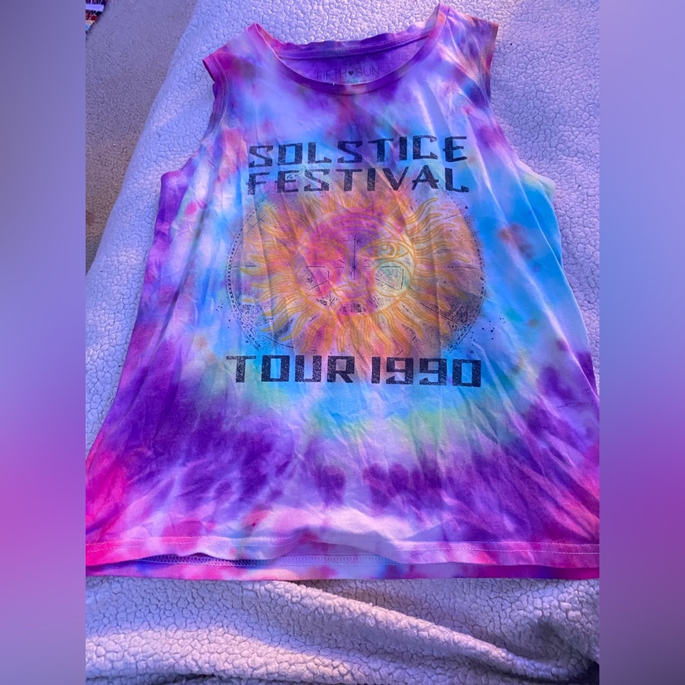Hand Tie Dyed Tee